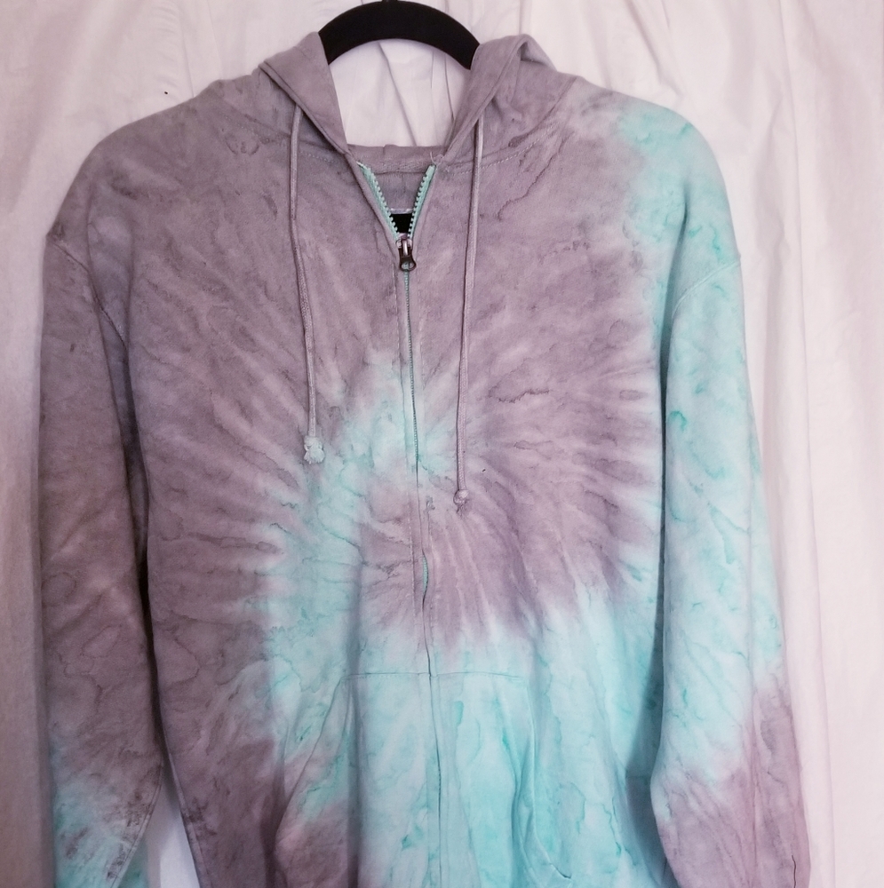Men's Hooded Zip Up Jacket with Pockets Size S